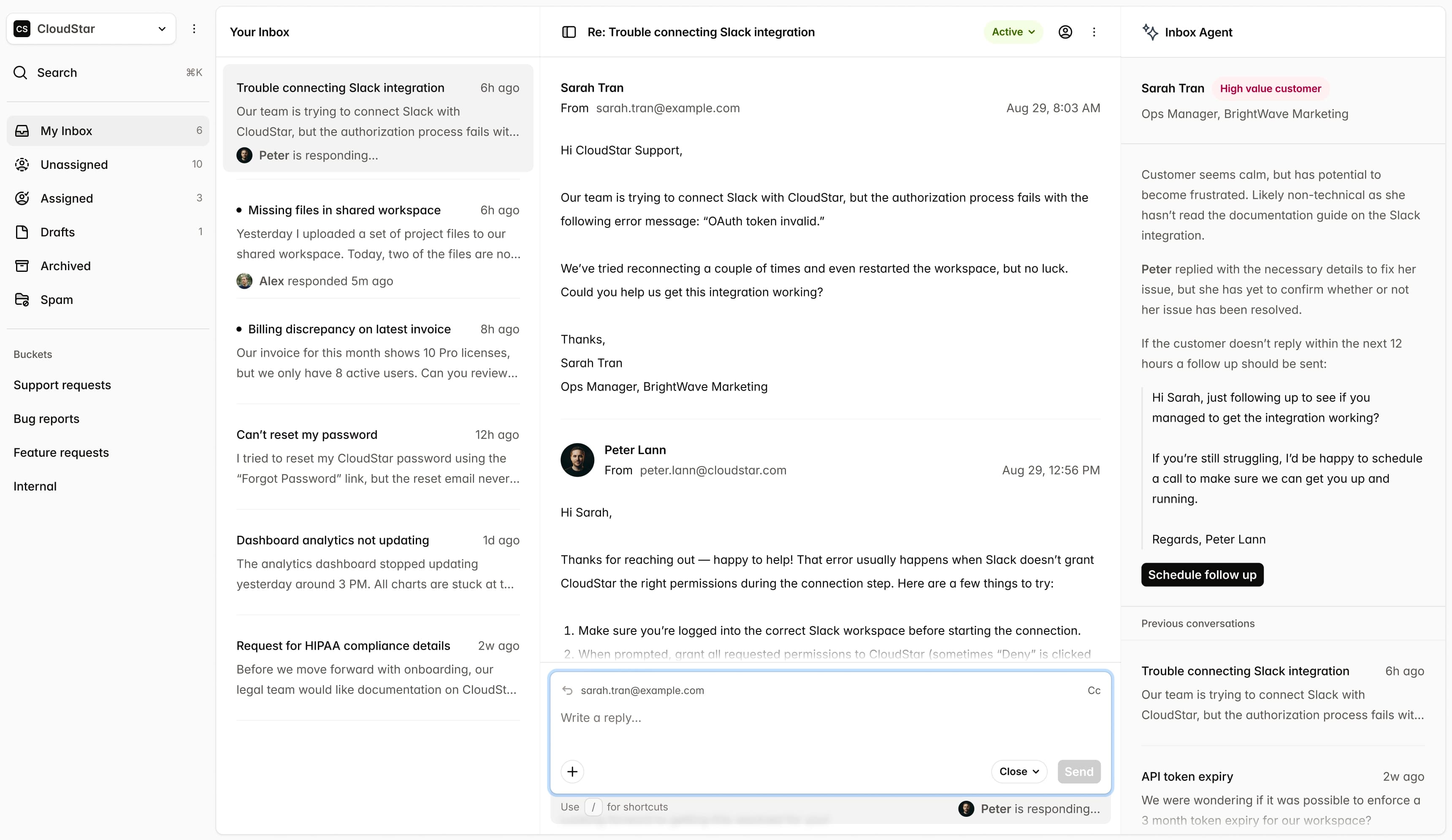 Easyjournal dashboard med transkribering og rapporter